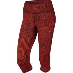 Legginsy sportowe damskie: Nike Legginsy Zen Epic Run Capri czerwony r. XS (719809 696)