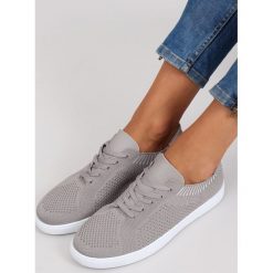 Trampki skarpetkowe new style lz-9826 Grey. Szare trampki i tenisówki damskie obuwie damskie, z tkaniny. Za 78,30 zł.