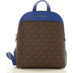 Oryginalny plecak MICHAEL KORS BROWN/ELECBLUE. Brązowe plecaki damskie marki Michael Kors, bez wzorów, ze skóry, eleganckie. Za 1399,00 zł.