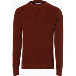 Selected - Sweter męski – Tyson, brązowy. Pomarańczowe swetry męskie marki Selected, xl, bez wzorów, z dzianiny, bez kołnierzyka, bez kaptura. Za 229,95 zł.