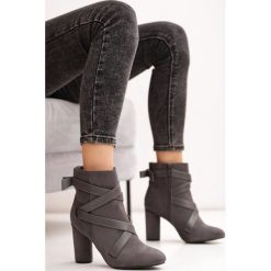 Szare Botki Money Honey. Szare botki damskie Renee, na zamek. Za 119,99 zł.
