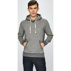 Jack & Jones - Bluza. Niebieskie bluzy męskie Jack & Jones, s, z nadrukiem, z bawełny, z kapturem, bez rękawów, z kapturem. Za 149,90 zł.