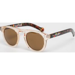 True Spin - Okulary Intro. Brązowe okulary przeciwsłoneczne męskie True Spin, z materiału, okrągłe. Za 49,90 zł.