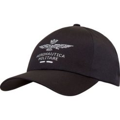 Czapka AERONAUTICA MILITARE. Niebieskie czapki męskie Aeronautica Militare, bez wzorów, z tkaniny. Za 330,00 zł.