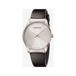 Calvin Klein Classic Too Zegarek Czarny Srebrny. Szare zegarki męskie Calvin Klein, srebrne. Za 779,95 zł.