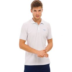 Koszulka polo w kolorze białym. Białe koszulki męskie GALVANNI, xl, z haftami, polo, bez rękawów. W wyprzedaży za 139,95 zł.