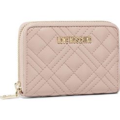 Duży Portfel Damski LOVE MOSCHINO - JC5602PP1ALA0600 Rosa. Różowe portfele damskie Love Moschino, bez wzorów, ze skóry ekologicznej. W wyprzedaży za 309,00 zł.
