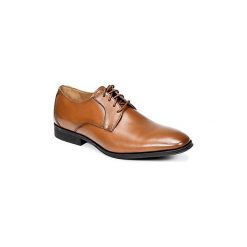Derby Clarks GILMAN LACE. Pomarańczowe półbuty męskie Clarks, bez wzorów, bez zapięcia. Za 439,00 zł.