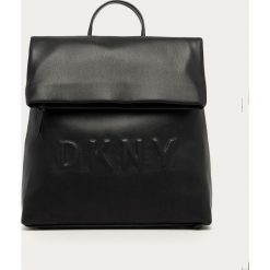 Dkny - Plecak. Czarne plecaki damskie DKNY, bez wzorów, ze skóry ekologicznej. Za 879,90 zł.