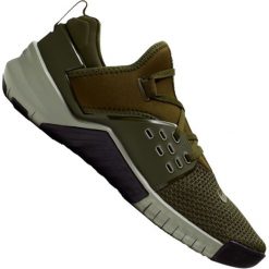 Zielone Buty treningowe Nike Free Metcon 2 M AQ8306-303. Zielone buty sportowe męskie Nike, na jesień, z tkaniny, bez zapięcia, do biegania. W wyprzedaży za 469,00 zł.