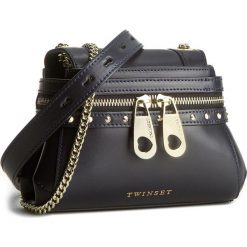 Torebka TWINSET - Borsa AS7PW5 Blu Naturico 00814. Niebieskie torebki klasyczne damskie marki Twinset, ze skóry. W wyprzedaży za 649,00 zł.