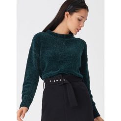 Sweter z szenili - Turkusowy. Niebieskie swetry damskie House, s, bez wzorów, bez rękawów, bez kaptura. Za 69,99 zł.