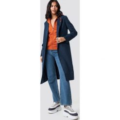 NA-KD Classic Płaszcz w paski - Blue,Multicolor. Niebieskie płaszcze damskie NA-KD Classic, w paski. Za 242,95 zł.