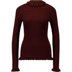 Swetry klasyczne damskie: YAS YASODA Sweter decadent chocolate
