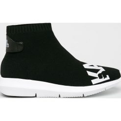 Karl Lagerfeld - Buty. Czarne buty sportowe damskie KARL LAGERFELD, bez wzorów, ze skóry, sportowe. W wyprzedaży za 639,90 zł.