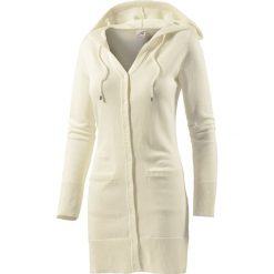 Sweter rozpinany w kolorze białym. Białe swetry damskie Street & Sports Wear, m, bez wzorów, z bawełny, bez rękawów, bez kaptura. W wyprzedaży za 99,95 zł.