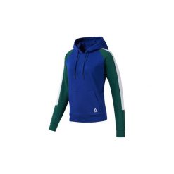 Bluzy dresowe Reebok Sport Bluza Workout Ready Colorblocked Cover-Up. Niebieskie bluzy dresowe damskie Reebok Sport, s, bez wzorów, z dresówki, bez rękawów, bez kaptura. Za 179,00 zł.