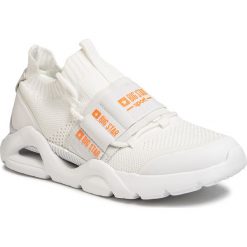Sneakersy BIG STAR - FF274949 White. Białe półbuty damskie BIG STAR, bez wzorów, z tworzywa sztucznego, retro, bez obcasa, na płaskiej podeszwie, bez zapięcia. Za 209,00 zł.