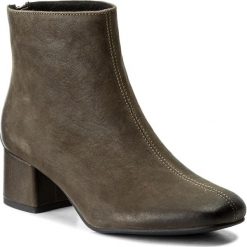 Botki SERGIO BARDI - Amblar FW127277817AF 462. Szare botki damskie na obcasie marki Sergio Bardi, z nubiku. W wyprzedaży za 229,00 zł.
