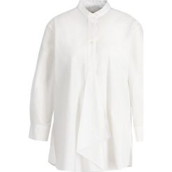 Koszula Weekend Max Mara 51160499. Białe bluzki damskie Weekend Max Mara, bez wzorów, z bawełny, bez kołnierzyka, bez rękawów. W wyprzedaży za 469,00 zł.