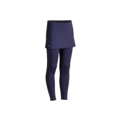 Spódniczka tenisowa Thermic 500 dla dziewczynek. Niebieskie spódniczki dziewczęce ARTENGO, bez wzorów, z elastanu, sportowe, sportowe. Za 39,99 zł.