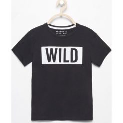 T-shirty chłopięce: T-shirt z nadrukiem wild – Czarny