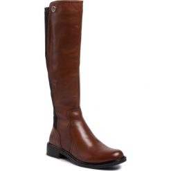 Oficerki CAPRICE - 9-25509-23 Cognac Nappa 303. Pomarańczowe kozaki damskie Caprice, ze skóry, bez obcasa, na obcasie, bez zapięcia. Za 479,00 zł.