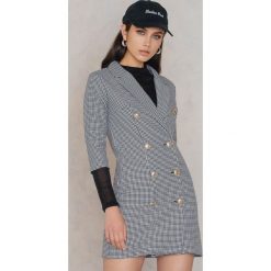 Sukienki: Girls on Film Sukienka Mini Dogtooth – Black,White,Multicolor
