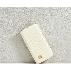 Mały portfel z logo - Kremowy. Białe portfele damskie Mohito, bez wzorów. Za 49,99 zł.