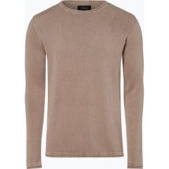 Aygill's - Sweter męski, beżowy. Brązowe swetry męskie marki Aygill's, s, bez wzorów, z bawełny, vintage, bez kołnierzyka, bez kaptura. Za 179,95 zł.