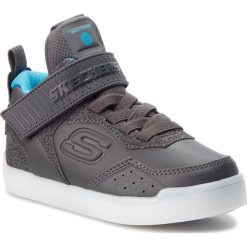 Sneakersy SKECHERS - Merrox 90613L/CCBL Charcoal/Blue. Szare trampki chłopięce Skechers, bez wzorów, ze skóry ekologicznej, bez zapięcia. W wyprzedaży za 189,00 zł.