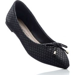 Baleriny damskie: Baleriny bonprix czarny