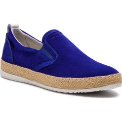 Espadryle GEOX - D Maedrys A D724EA 00022 C8019 Dk Violet. Fioletowe espadryle damskie Geox, bez wzorów, ze skóry, bez obcasa, na płaskiej podeszwie. W wyprzedaży za 229,00 zł.