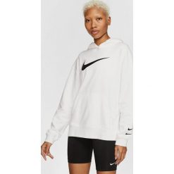 Nike Sportwear Swoosh Bluza Biały. Białe bluzy damskie Nike, s, z nadrukiem, z bawełny, bez rękawów, bez kaptura. Za 257,95 zł.