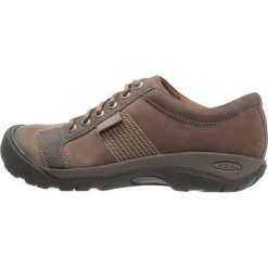 Keen AUSTIN Obuwie hikingowe brindle/bungee cord. Pomarańczowe buty sportowe męskie Keen, ze skóry, bez zapięcia, outdoorowe. Za 459,00 zł.