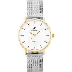 Zegarek Perfect ZEGAREK DAMSKI PERFECT B7304 antyalergiczny (zp852b) silver/gold uniwersalny. Szare zegarki damskie Perfect. Za 89,00 zł.