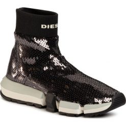 Sneakersy DIESEL - H-Padola Sock W Y02115 P3016 T8013 Black. Czarne półbuty damskie Diesel, z tworzywa sztucznego. Za 899,00 zł.