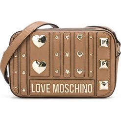 Love Moschino Cross body bag Brązowy. Pomarańczowe torebki klasyczne damskie Love Moschino, w paski, z materiału, bez dodatków. Za 865,95 zł.