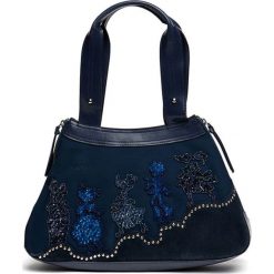 Torebki klasyczne damskie: Torebka w kolorze granatowym – (S)36 x (W)21 x (G)9 cm