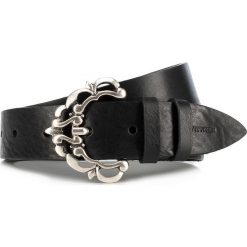 Pasek damski. Czarne paski damskie Wittchen, w paski, ze skóry, retro. Za 259,90 zł.
