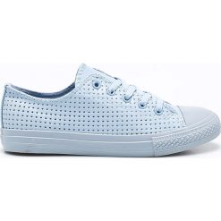 Answear - Tenisówki Kylie Crazy. Niebieskie trampki i tenisówki damskie ANSWEAR, bez wzorów, ze skóry, na sznurówki. W wyprzedaży za 49,90 zł.