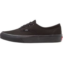 Vans AUTHENTIC Tenisówki i Trampki black. Czarne tenisówki damskie Vans, z tworzywa sztucznego. W wyprzedaży za 228,65 zł.