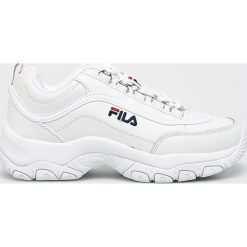 Fila - Buty Strada. Białe buty sportowe damskie Fila, bez wzorów, ze skóry, sportowe. W wyprzedaży za 279,90 zł.