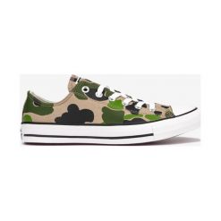 Converse Chuck Taylor All Star OX Tenisówki Zielony Brązowy. Pomarańczowe trampki męskie Converse, bez wzorów, z materiału, retro, bez zapięcia. Za 326,95 zł.