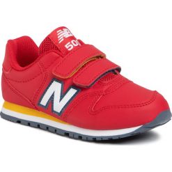 Sneakersy NEW BALANCE - YV500RRY Czerwony. Czerwone półbuty dziewczęce New Balance, na rzepy. Za 199,00 zł.