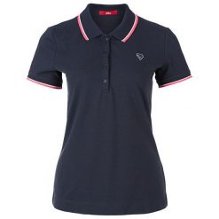 S.Oliver Damskie Polo Triko 14.804.35.5007 .5959 Navy (Rozmiar 38). Niebieskie koszulki damskie marki S.Oliver, s, bez wzorów, polo, bez rękawów. W wyprzedaży za 101,00 zł.