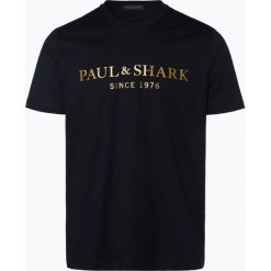 Paul & Shark - T-shirt męski, niebieski. Niebieskie t-shirty męskie Paul & Shark, xxl, z aplikacjami, z bawełny, eleganckie, bez kołnierzyka. Za 349,95 zł.