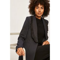 Pepe Jeans - Żakiet Owl. Niebieskie kamizelki damskie Pepe Jeans, s, bez wzorów, z elastanu, bez kaptura. W wyprzedaży za 299,90 zł.