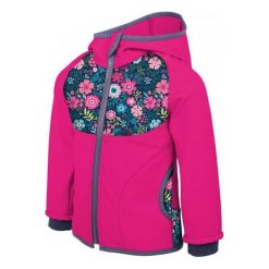 Unuo Kurtka Softshell Dziewczęca Kwiaty 92 - 98 Różowa. Różowe kurtki dziewczęce marki Unuo, w kwiaty, z softshellu, eleganckie. Za 135,00 zł.