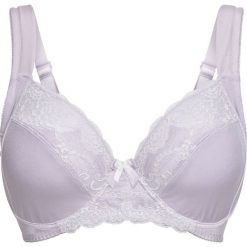 Biustonosz bonprix bez - ecru. Fioletowe biustonosze bonprix, z aplikacjami, z koronki. Za 54,99 zł.